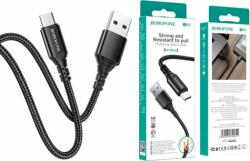 BOROFONE BX54 USB - Micro USB Adat és töltő kábel (1m) - Fekete (BX54MICROB)