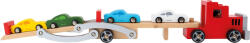 Legler Picior mic Camion din lemn cu mașini (DDLE4222)