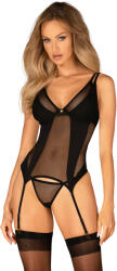 Obsessive Nesari Corset & Thong Black XL/XXL