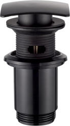 Invena ClickClack leeresztő dugó túlfolyó mosogatóhoz, fekete matt, INV-SC-B1-139-L (INV-SC-B1-139-L)