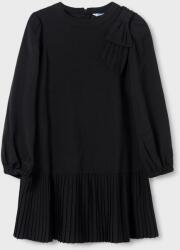 Mayoral gyerek ruha fekete, mini, harang alakú - fekete 152 - answear - 10 990 Ft
