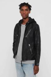 AllSaints - Bőrdzseki Harwood Jacket - fekete XL