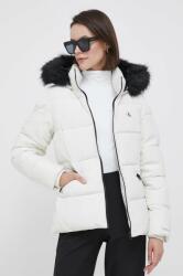 Calvin Klein Jeans rövid kabát női, bézs, téli - bézs M - answear - 106 990 Ft