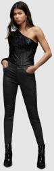 AllSaints nadrág Miller női, közepes derékmagasságú - fekete 25
