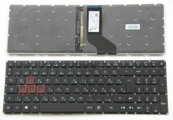 Acer Predator Helios 300PH315-51 piros háttérvilágítással (backlit) gyári fekete magyar (HU) laptop/notebook billentyűzet