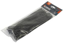Extol Premium EXTOL kábelkötegelő 4, 8×400mm 100db, fekete nylon; UV-, sav- és lúgálló (8856166)