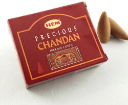 HEM Precious Chandan (Tökéletes Chandan) Indiai Kúpfüstölő (10db)