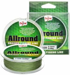 Carp Zoom CZ Allround fonott zsinór, o 0, 14 mm, 110 m, 9, 43 kg, zöld (CZ0252) - fisch