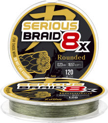 Carp Zoom CZ Serious 8X fonott zsinór, o 0, 08 mm, 120 m, 4, 83 kg, zöld (CZ0366) - fisch