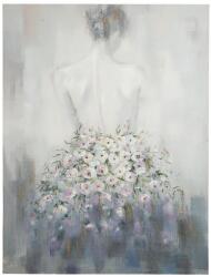 Bizzotto Tablou pe panza pictat in ulei Village 90 cm x 2.8 cm x 120 h (0240654)