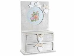 Decorer Caseta bijuterii lemn Maria 22 cm x 11 cm x 33 cm (CA243)