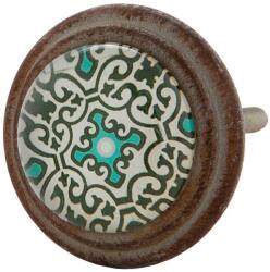 Clayre & Eef Buton mobila din fier multicolor 4x7 cm (63295deco)