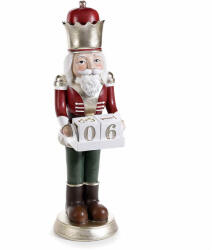 Decorer Figurina Spargatorul de Nuci cu calendar Advent 16.5x19x59 cm (A55.34.97)