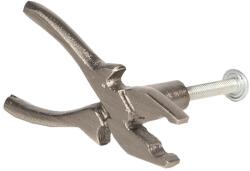 Clayre & Eef Maner mobila din fier argintiu Industrial 5x3 cm (64238deco)