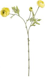 Bizzotto Ranunculus artificial 3 flori galbene 60h (BI0171752) - decorer