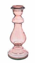 Bizzotto Set 4 sfesnice sticla roz Jody 17x40 cm (0202654) - decorer