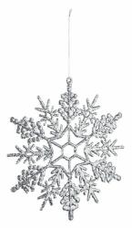Bizzotto Set 6 ornamente argintii brad Fulg 30 cm (0932971deco)