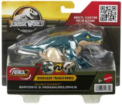 Jurassic World Fierce Changers Double Danger Dinozaur Transformabil Baryonyx Si Parasaurolophus (mthlp05_hlp09)
