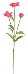 Bizzotto Set 24 flori artificiale roz verde 40 cm (0171774)