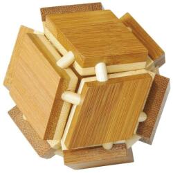 Fridolin Joc logic IQ din lemn bambus 3D Magic box (Fr_17460) - all4me