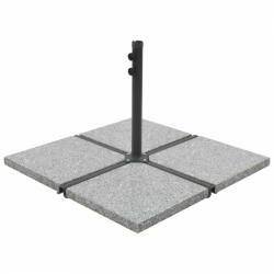 vidaXL Placă de greutate umbrelă, gri, 25 kg, granit, pătrat (45070) - izocor