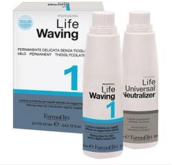 FarmaVita Kit Permanent 1 - Farmavita Life Waving 1 for Mild and/or Slightly Treated Hair, 2 x 110 ml