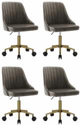 vidaXL 4 buc gri închis 3090093