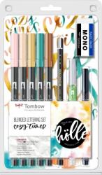 Tombow Markere caligrafice Watercoloring Cozy time, 9/set Tombow BS-FH1