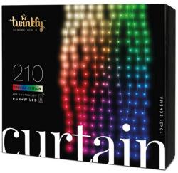 Twinkly Curtain IP44 Okos fényfüggöny, 210 LED, Bluetooth, Wifi, 2, 1m x 1, 5 m (TWW210SPP-TEU)