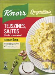 Knorr Spaghetteria tészta tejszínes-sajtos szószban szalonnával 163 g