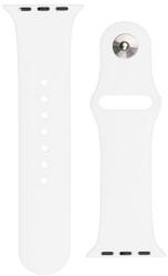 gigapack Apple Watch Series 9 45mm pótszíj (egyedi méret, szilikon, állítható, fém kapocs) fehér (GP-142743)