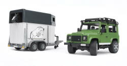 BRUDER Professional Series Kraj Rover Defender with Horse Trailer (02592) (02592)