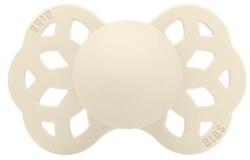 BIBS Suzeta Infinity, Silicon, Tetina Simetrica, 0 Luni +, Ivory (441216C)