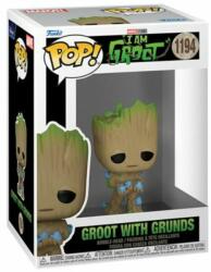 Funko POP! Marvel: I am Groot - Groot w/ grunds figura (FU70652)