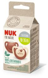 Nuk Suzeta Nuk for Nature Silicon M3, 18-36 luni, Set 2 Bucati, Rosu (MAR-N9631)