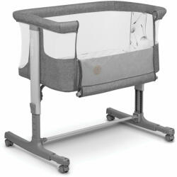 Lionelo - Patut co-sleeper 3 in 1, Aurora, Cu leganare si setare unghiulara, Include saltea cu densitate T25 si geanta transport