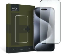 HOFI Folie de protectie Ecran HOFI PRO+ pentru Apple iPhone 15 Pro, Sticla Securizata, Full Glue, 2.5D, Neagra (fol/pro+/2.5d/iph15pro/n) - vexio