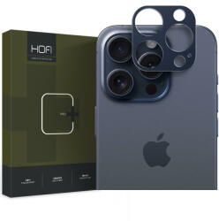 HOFI Folie de protectie Camera spate HOFI ALUCAM PRO+ pentru Apple iPhone 15 Pro Max / 15 Pro, Sticla Securizata, Full Glue, Bleumarin (fol/ca/hof/al/ai1/st/fu/bl) - vexio