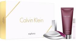 Calvin Klein Euphoria set cadou pentru femei apă de parfum 100 ml + lotiune de corp 200 ml + apă de parfum roll-on 10 ml