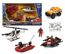 BigBuy Set de Jucării cu Vehicule Rescue team 50 x 28 cm