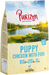 Purizon 1kg Purizon Puppy csirke & hal - gabonamentes száraz kutyatáp rendkívüli árengedménnyel