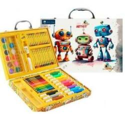 Roymart Set de pictură Roymart Robots 68 Piese Multicolor