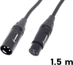 Thunder Germany MC199-1, 5 Jelkábel (XLR mama - XLR papa) - 1, 5m - mkaudio