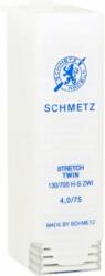 Schmetz Stretch Twin 130/705 H-S ZWI 4, 0/75 Ac dublu de cusut (130/705 H-S ZWI NE 4,0 SMS MAG)