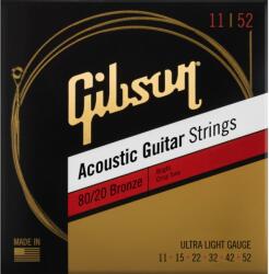Gibson 80/20 Bronze Acoustic 11-52
