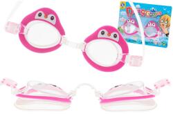  Gyermek úszószemüveg, pingvin, rózsaszín