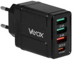Vayox VA0006 - USB Quick Charge 3.0 + PD 32W Prémium Hálózati Töltő - A Jövő Töltési Technológiája Ma