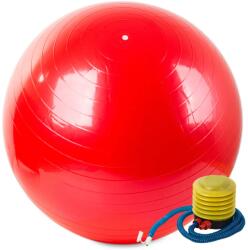 Verk Group Gimnasztikai rehabilitációs labda pumpával, 65cm, piros