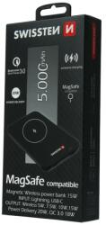 SWISSTEN - MagSafe kompatibilis power bank 5000 mAh (iPhone 12, 12 Pro, 12 ProMax, 13, 13 Mini, 13 ProMax)