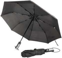 Verk Group Nagy Méretű Automata Összecsukható Esernyő: Fekete, Uniszex, 60cm Hossz, 105cm Átmérő, Gumis Kézszíj